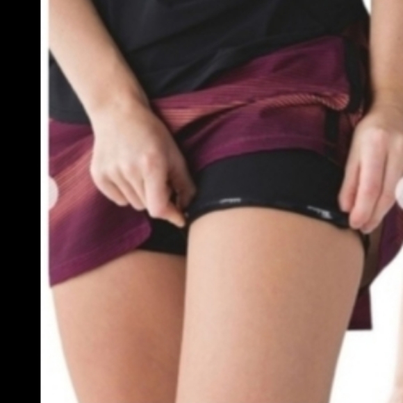 Lululemon Pace Rival skirt - Simply Radiant Pink Paradise tennis skirt skort 6 - Picture 3 of 16